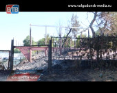 В Романовской сгорела летняя площадка кафе «У Дона»