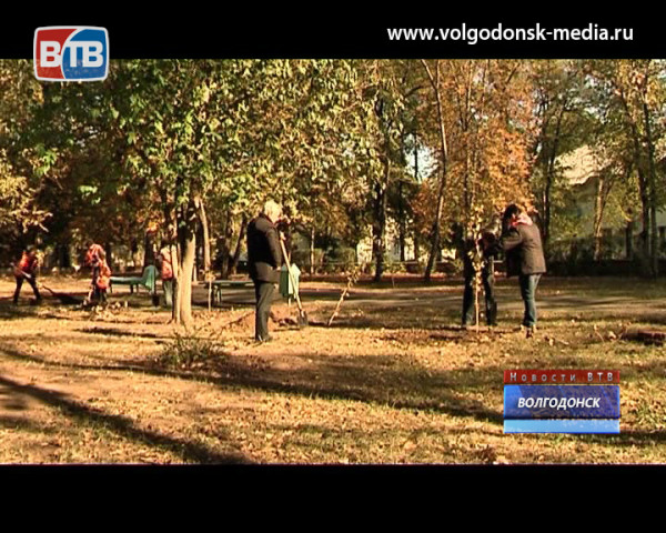 В Волгодонске прошел день древонасаждений