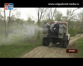 В Волгодонске завершен первый этап противоклещевой обработки