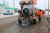 В Волгодонске приступили к дорожному ремонту с использованием литого бетона