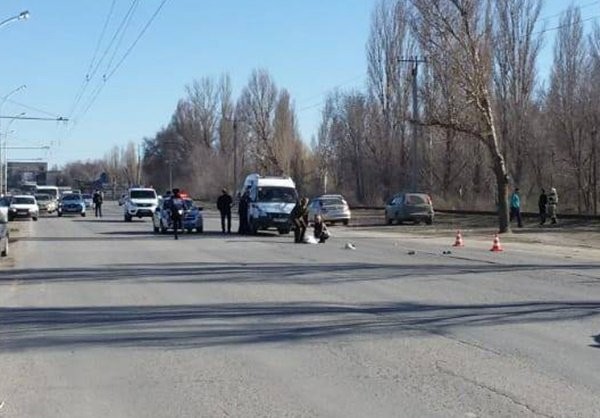 Появились кадры с места ДТП в Волгодонске с погибшей 12-летней девочкой