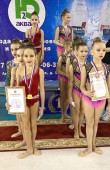 Пять групповых команд из Волгодонска вернулись с чемпионата Ростовской области по художественной гимнастике с медалями