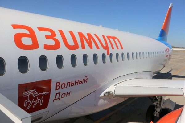 В Платове появился самолет с изображением бренда «Вольный Дон»