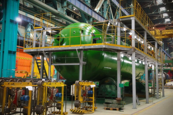 На Атоммаше изготовили первый парогенератор новой модификации для первого блока Курской АЭС-2