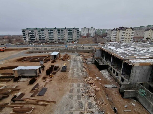 В Волгодонске продолжается строительство школы на 600 мест