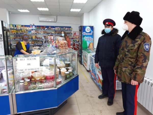 В Волгодонске за неделю провели проверку соблюдения масочного режима на 198 предприятиях потребительского рынка