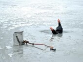 В Ростовской области рыбак утонул, провалившись под лед