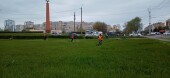 В Волгодонске активно косят траву и сорняк
