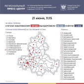 Число подтверждённых случаев COVID-19 увеличилось в Ростовской области на 169