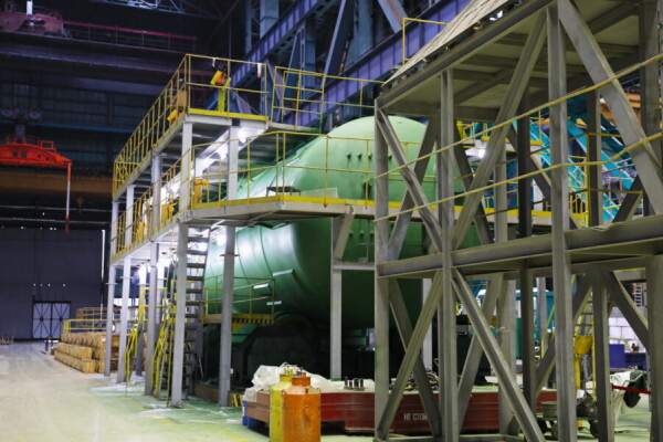 На Атоммаше изготовили первый парогенератор для блока №2 Курской АЭС-2