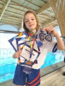 Волгодонская спортсменка Арина Кребель стала серебряным призером республиканских соревнований по плаванию