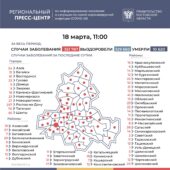 Число подтверждённых инфицированных коронавирусом увеличилось в Ростовской области на 1215