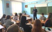 Сотрудники управления информации и общественных связей Ростовской АЭС проводят уроки атомных знаний в общеобразовательных учреждениях