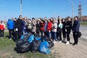 В рамках акции «Вода России» в Волгодонске очистили от мусора берег Цимлянского водохранилища