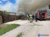 В Волгодонске произошел пожар в частном доме