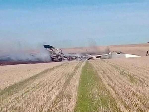В Ростовской области упал самолет