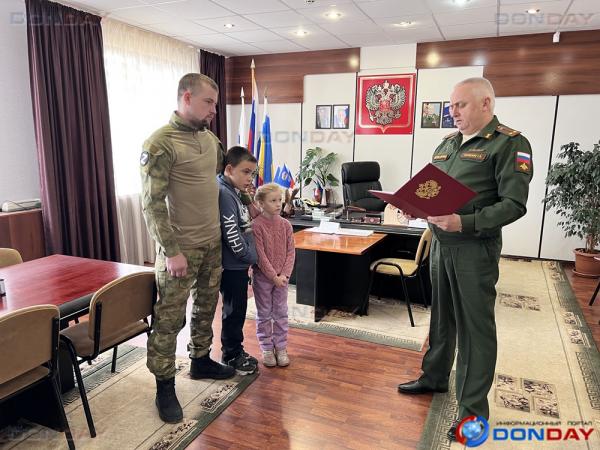 Младший сержант из Волгодонска награжден медалью Суворова за мужество и отвагу, проявленные в СВО