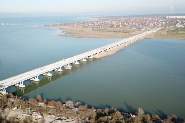 Строительная готовность нового моста через Сухо-Соленовскую балку в Волгодонске составляет порядка 75%
