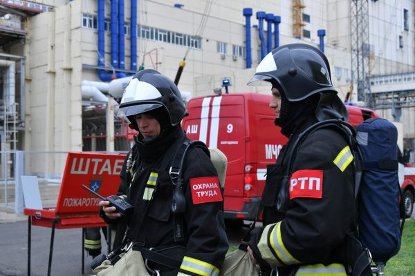 На Ростовской АЭС прошли плановые пожарно-тактические учения