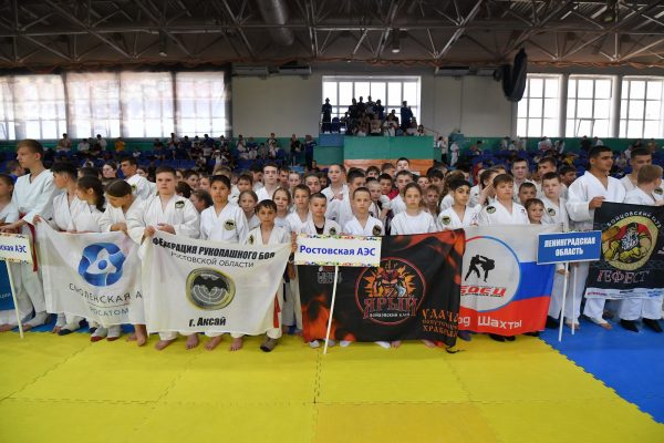 При поддержке концерна «Росэнергоатом» и Ростовской АЭС в Волгодонске прошел Всероссийский турнир по рукопашному бою, собравший более 600 спортсменов