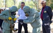 В Волгодонске прошли соревнования постов радиационно-химичского наблюдения