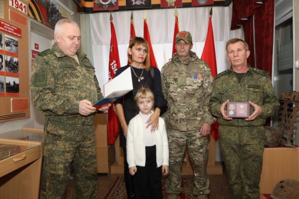 Участник специальной военной операции Александр Горностаев награжден медалью «За храбрость» II степени