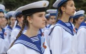 В Волгодонске состоялся смотр строя и песни молодежных отрядов «Мы – будущее России!»