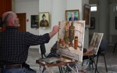 Известный художник Василий Остапук провел мастер-класс по живописи