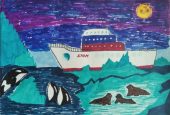 «Краски Арктики»: учащиеся СЮТ стали призерами конкурса детского рисунка от Росатомфлота